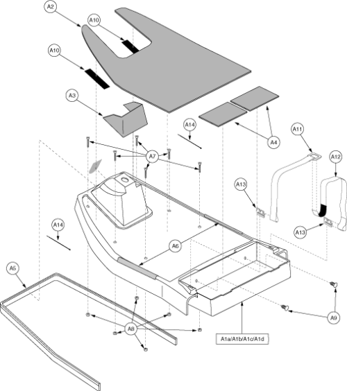Shroud Assembly - Front 3 Wheel Gen 3 parts diagram