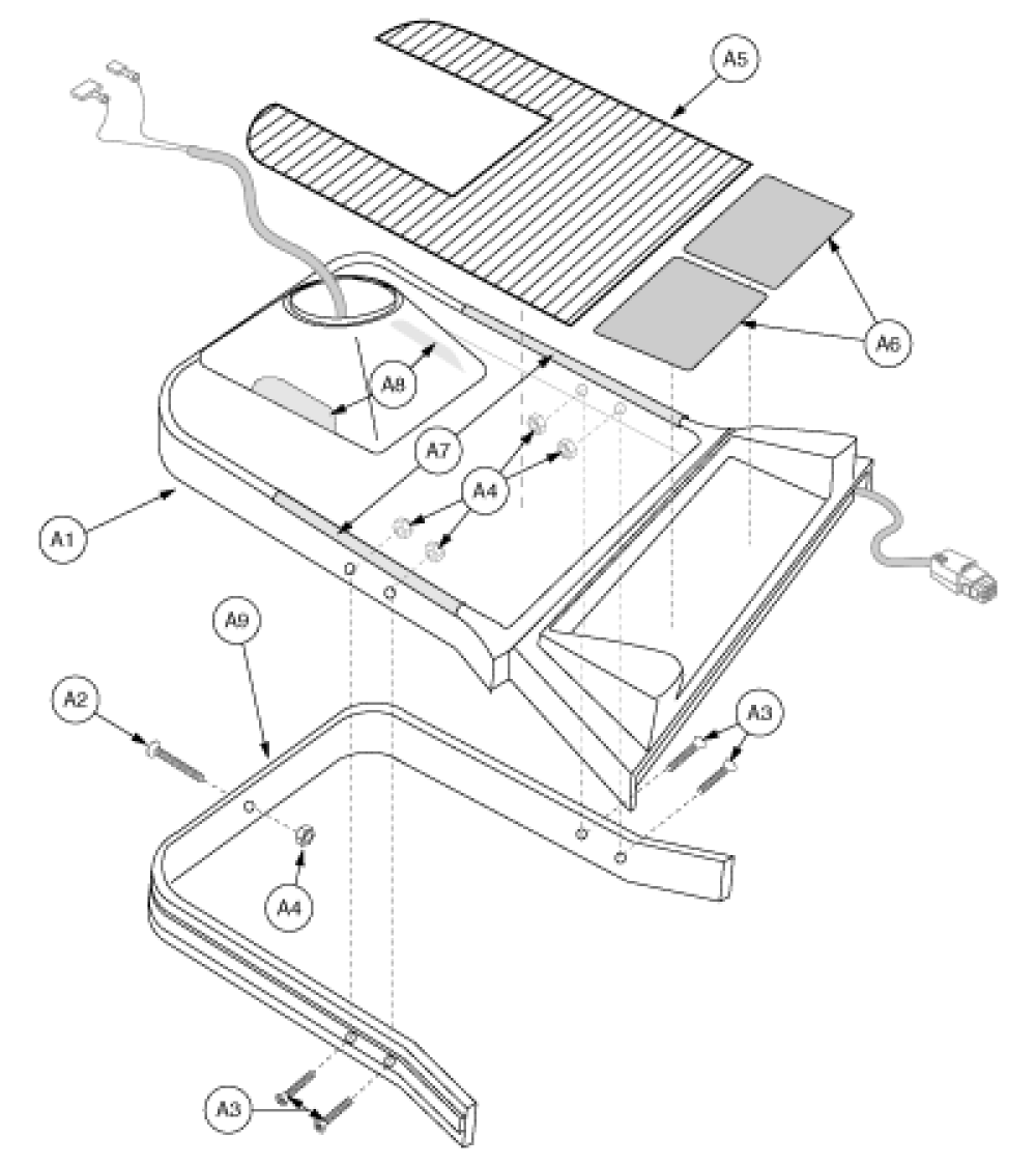 Shroud Assembly - Front 3 Wheel Gen 1 parts diagram