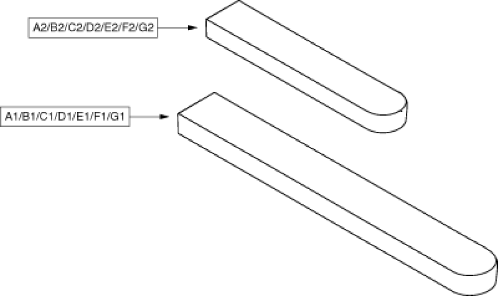 Armpad Combo - Full Length/desk Length parts diagram