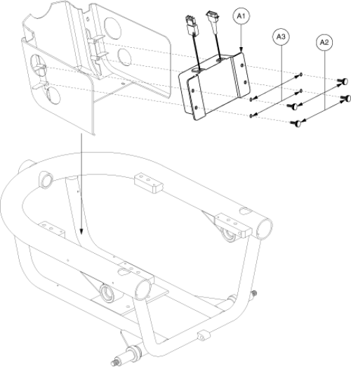 Charger Assembly - Belly Pan Mounted parts diagram