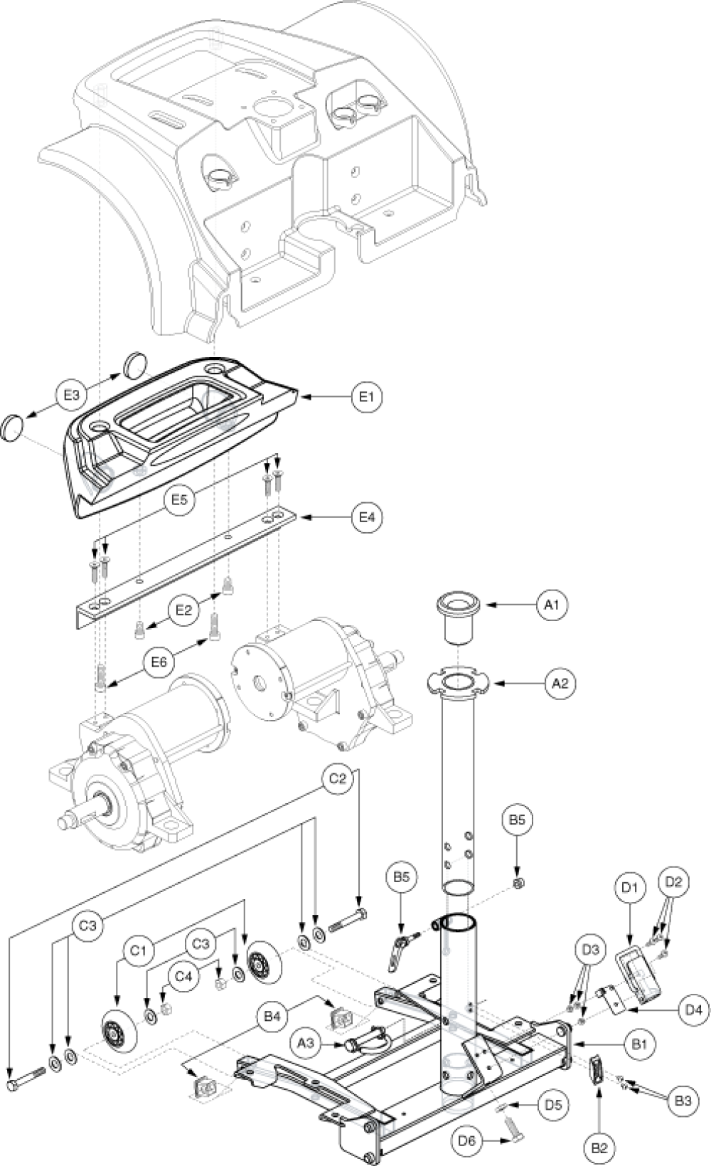 Frame Assembly - Rear 2, Vsi V2 parts diagram