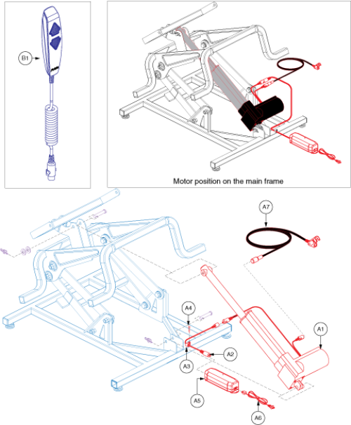 Motor Assembly - Lc102 parts diagram