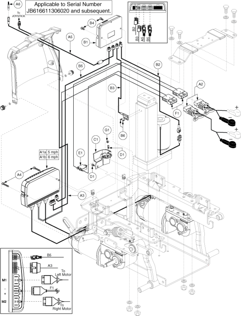 Electronics Assy - Ne+, Power Seat Thru Joystick, Gen 2 parts diagram