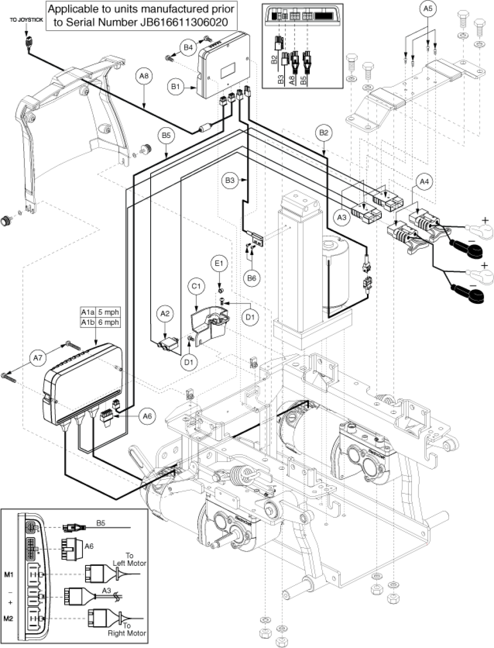 Electronics Assy - Ne+, Power Seat Thru Joystick, Gen 1 parts diagram