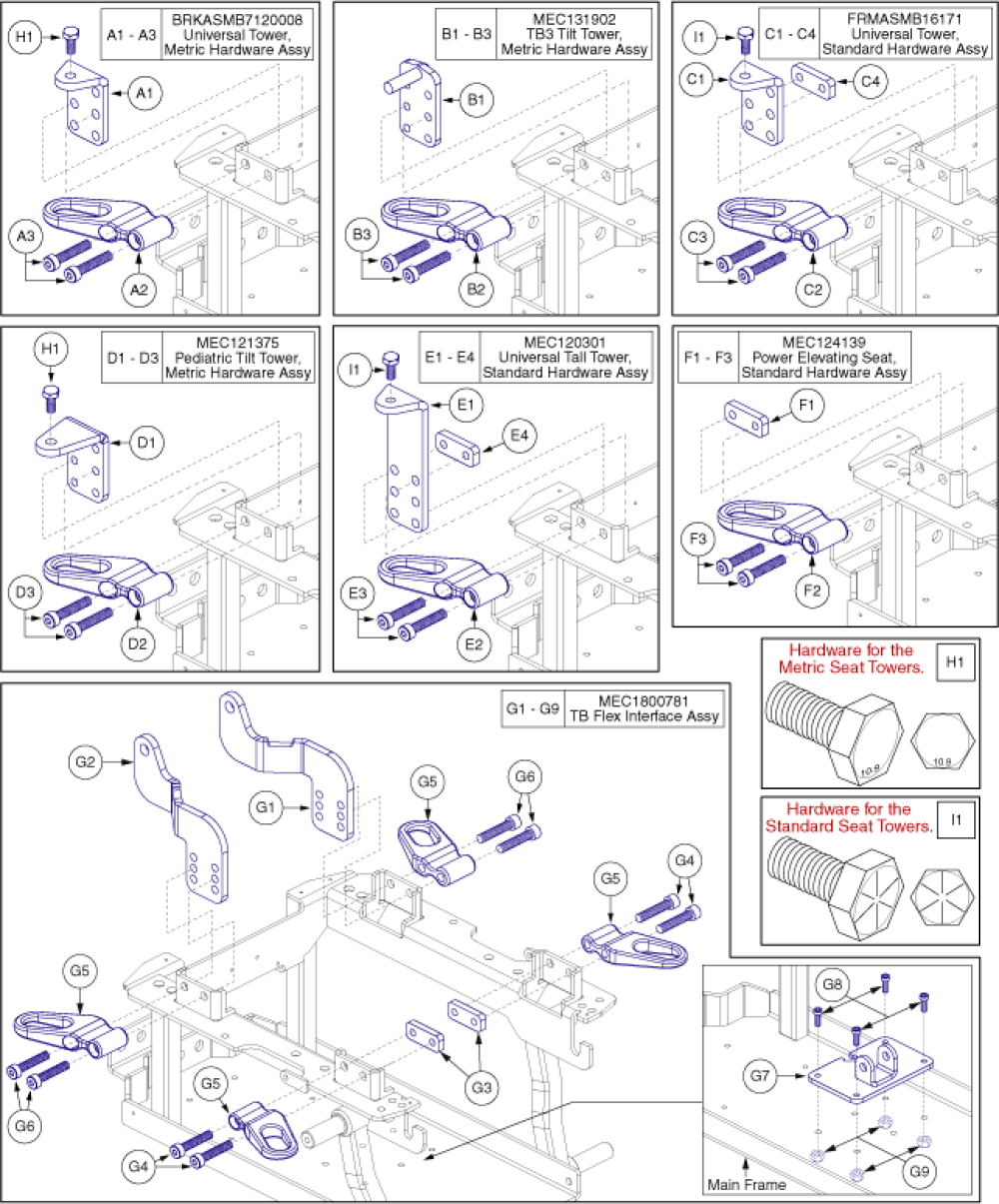 Seat Mount Connectors With Transit Loops parts diagram