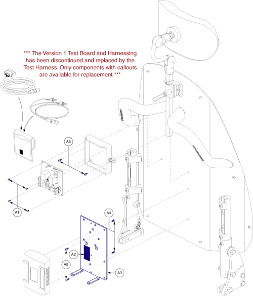 Electronics Mounting Box Assembly - Alm, Tru-balance 2 parts diagram