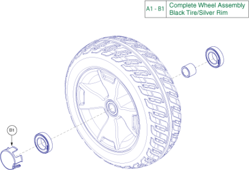 Wheel Assembly - Front 4-wheel, 10.2 parts diagram