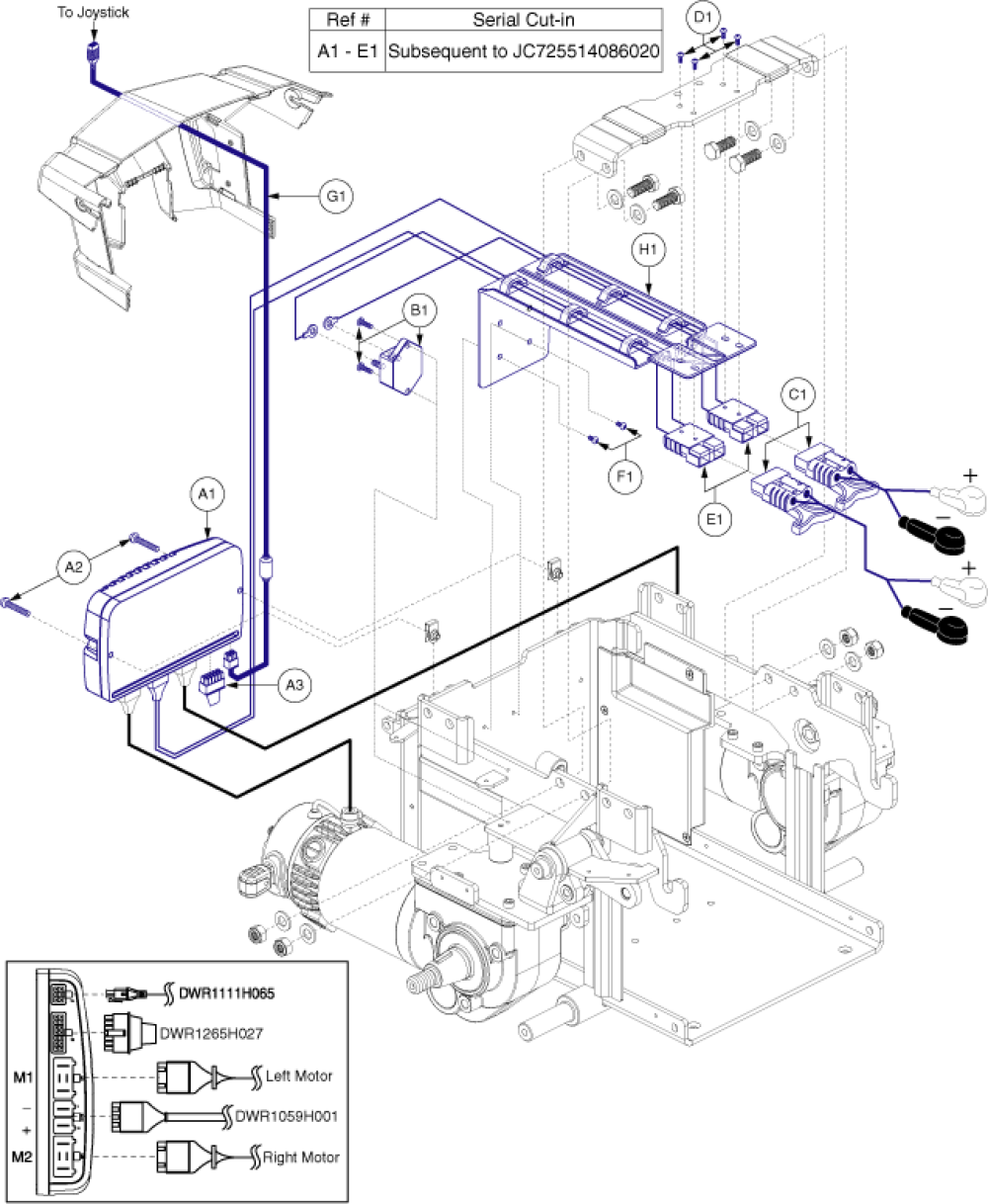 Q-logic, Non-power Positioning parts diagram