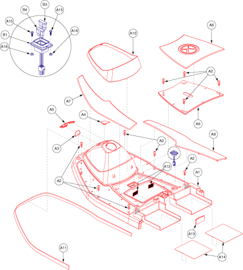 Shroud Assembly - Us Front 3 Wheel parts diagram