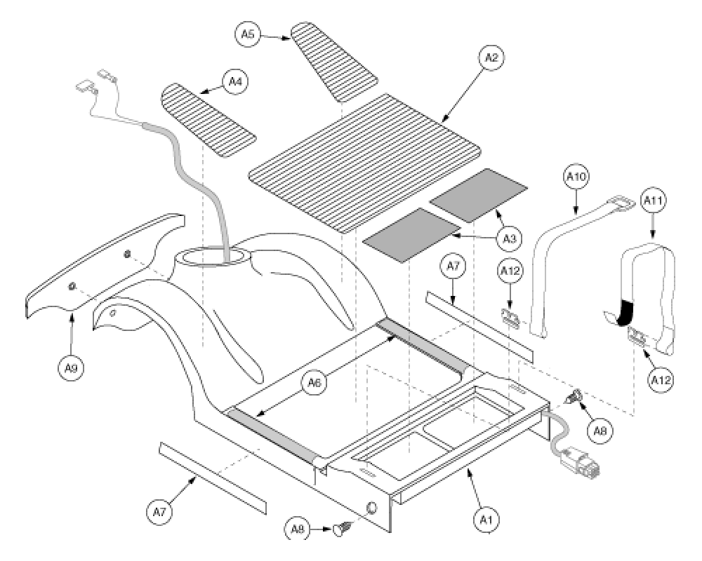 Shroud Assembly - Front 4 Wheel Gen 2 parts diagram