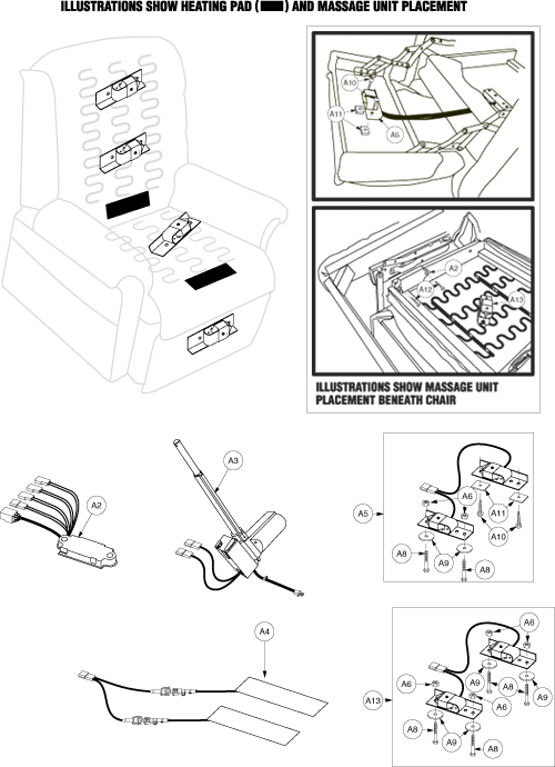 Assembly - Deluxe H/m Option Single Motor (gen. 1) parts diagram