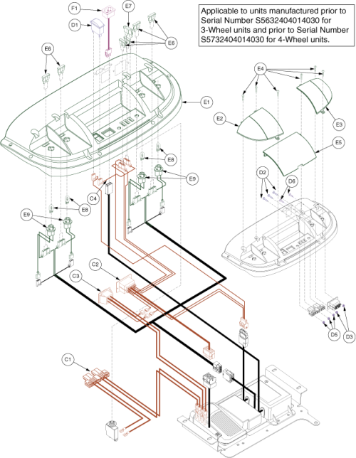 Sc900 Maxima 3 Wheel Replacement Parts by Pride Mobility - SouthwestMedical.com Pride Victory 3 Wiring Diagram Southwest Medical