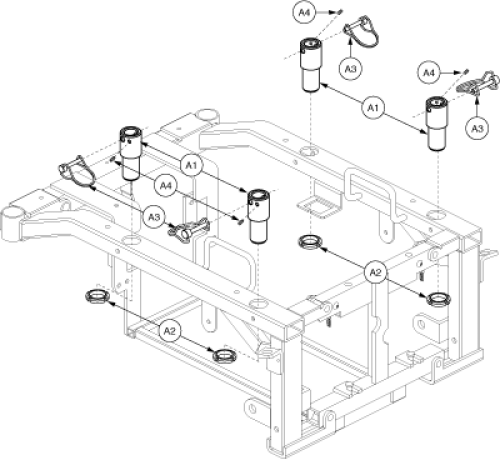 Seat Tower Assembly - Quantum parts diagram