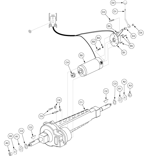 Drive Assembly - Gen2 parts diagram