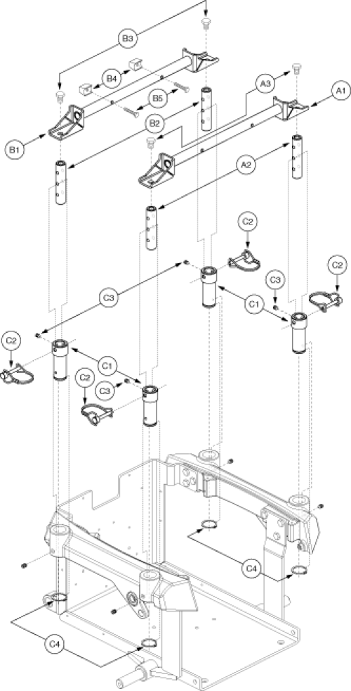 Seat Tower Assembly parts diagram