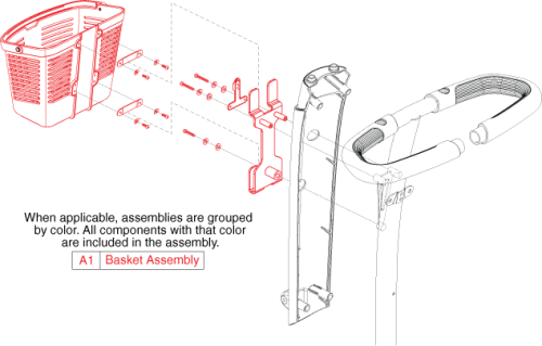 Basket Assembly parts diagram
