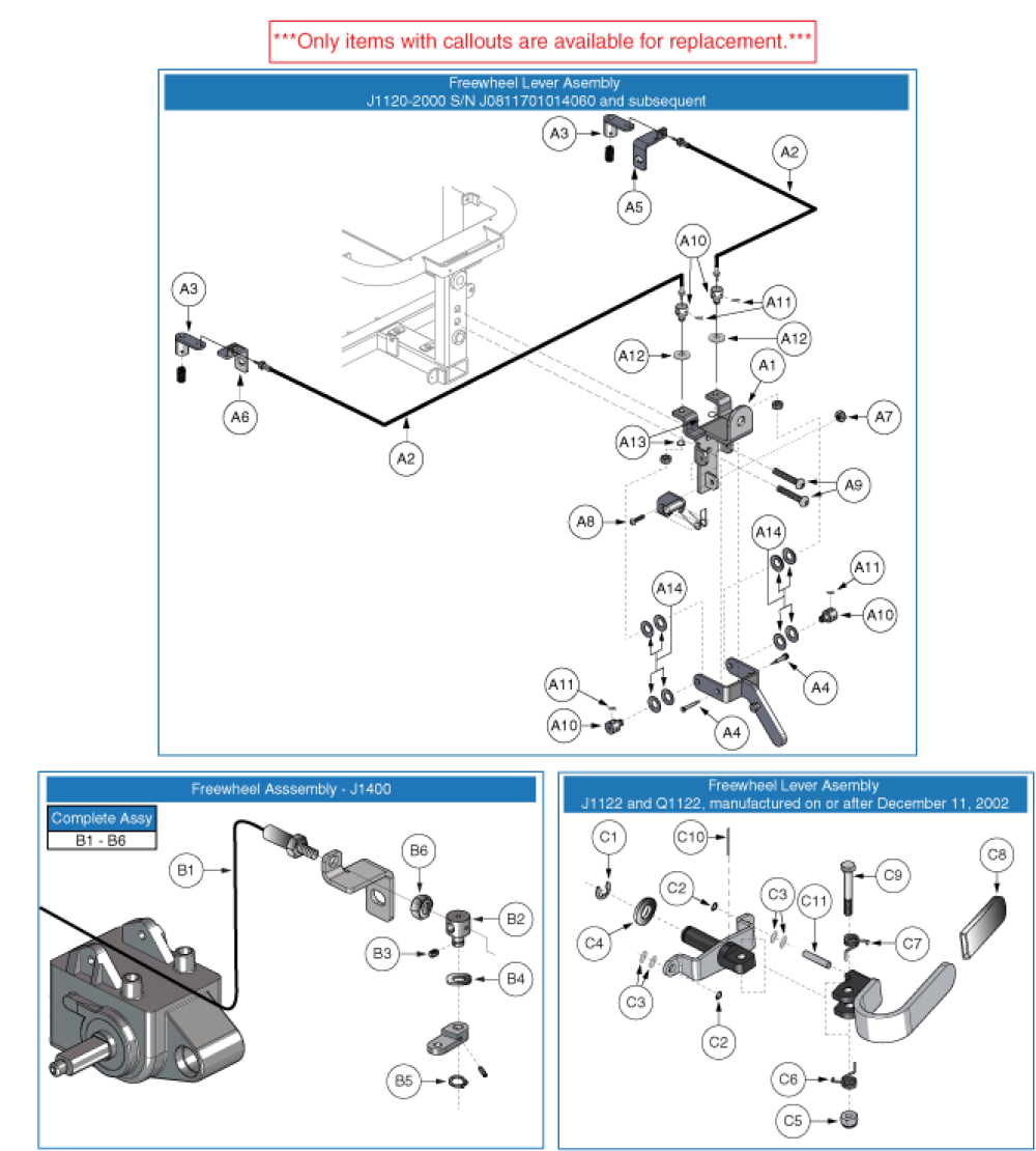 Freewheel Assy For The E660 Ht Motors parts diagram