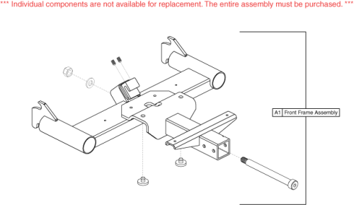 Frame Assembly - Front parts diagram
