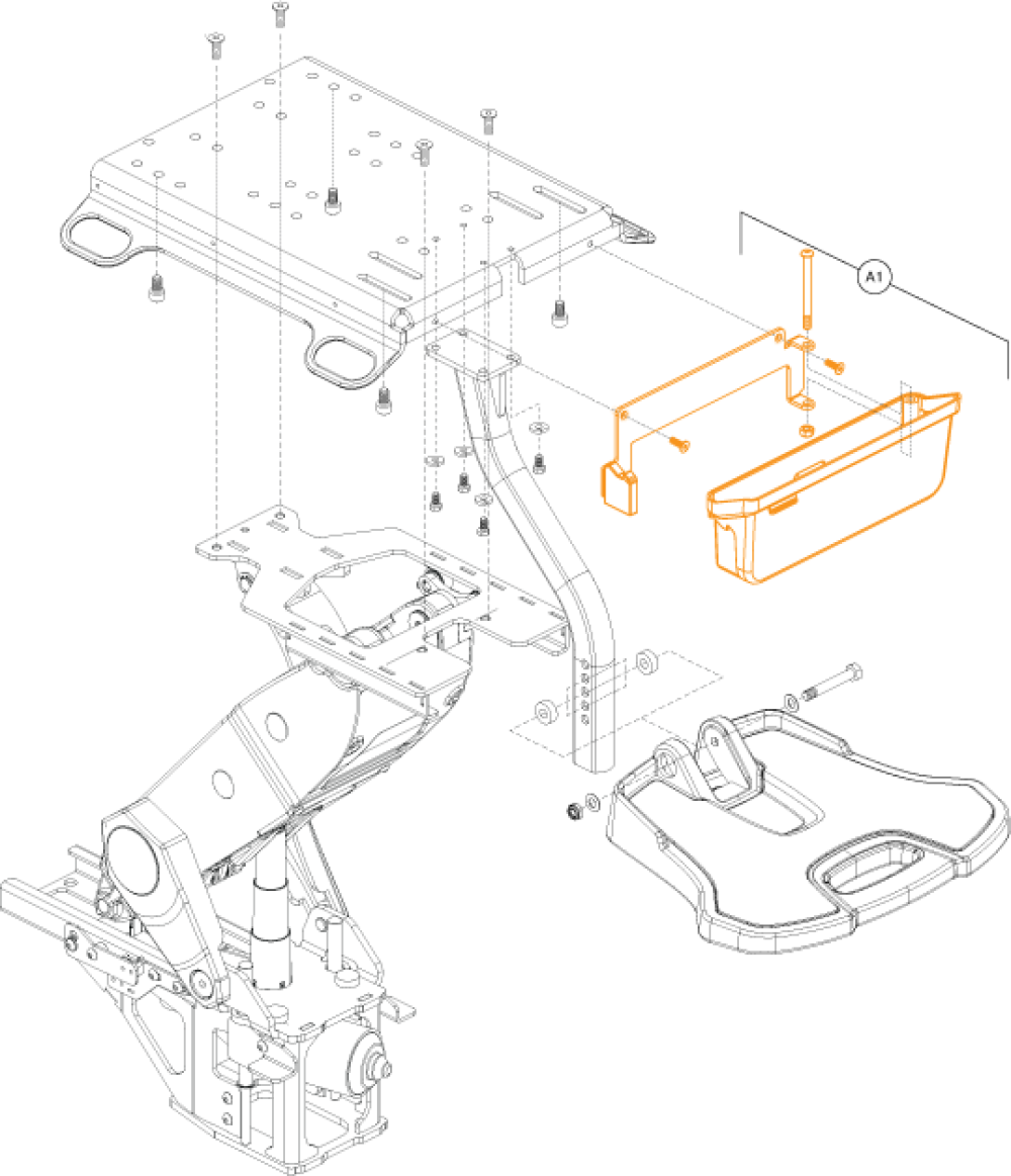 Under Seat Storage parts diagram