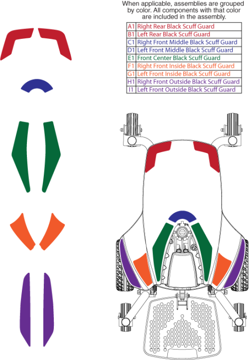 Scuff Guard Assembly parts diagram