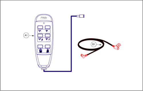 Hand Controls - Six Button, Fbs parts diagram