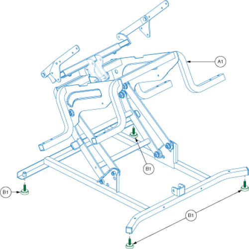 Lift Mechanism - Super Sagless parts diagram