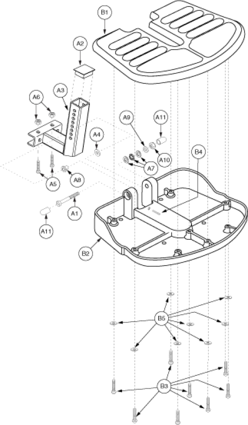 Footrest Assembly -  11.62