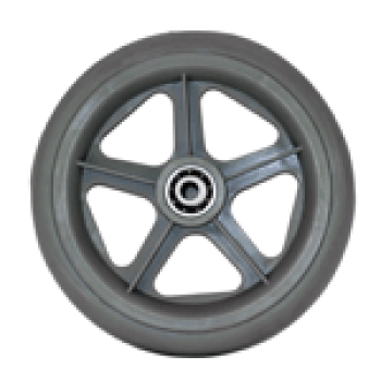 8 x 1 in. 5-Spoke Grey Caster Wheel