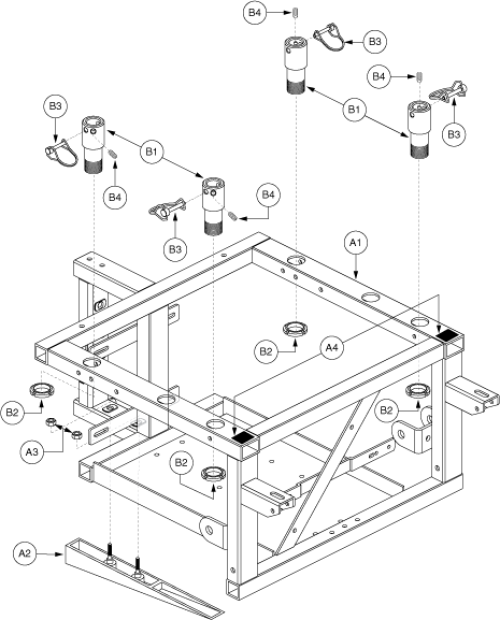 Main Frame Assembly - Gen. 1 parts diagram