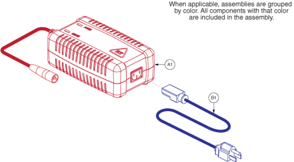 Charger Assembly - Off-board, Us/ca parts diagram
