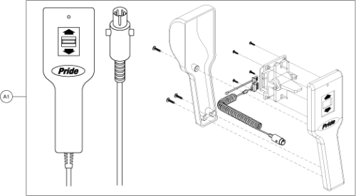 Hand Controls -  Dual Lead Motors parts diagram