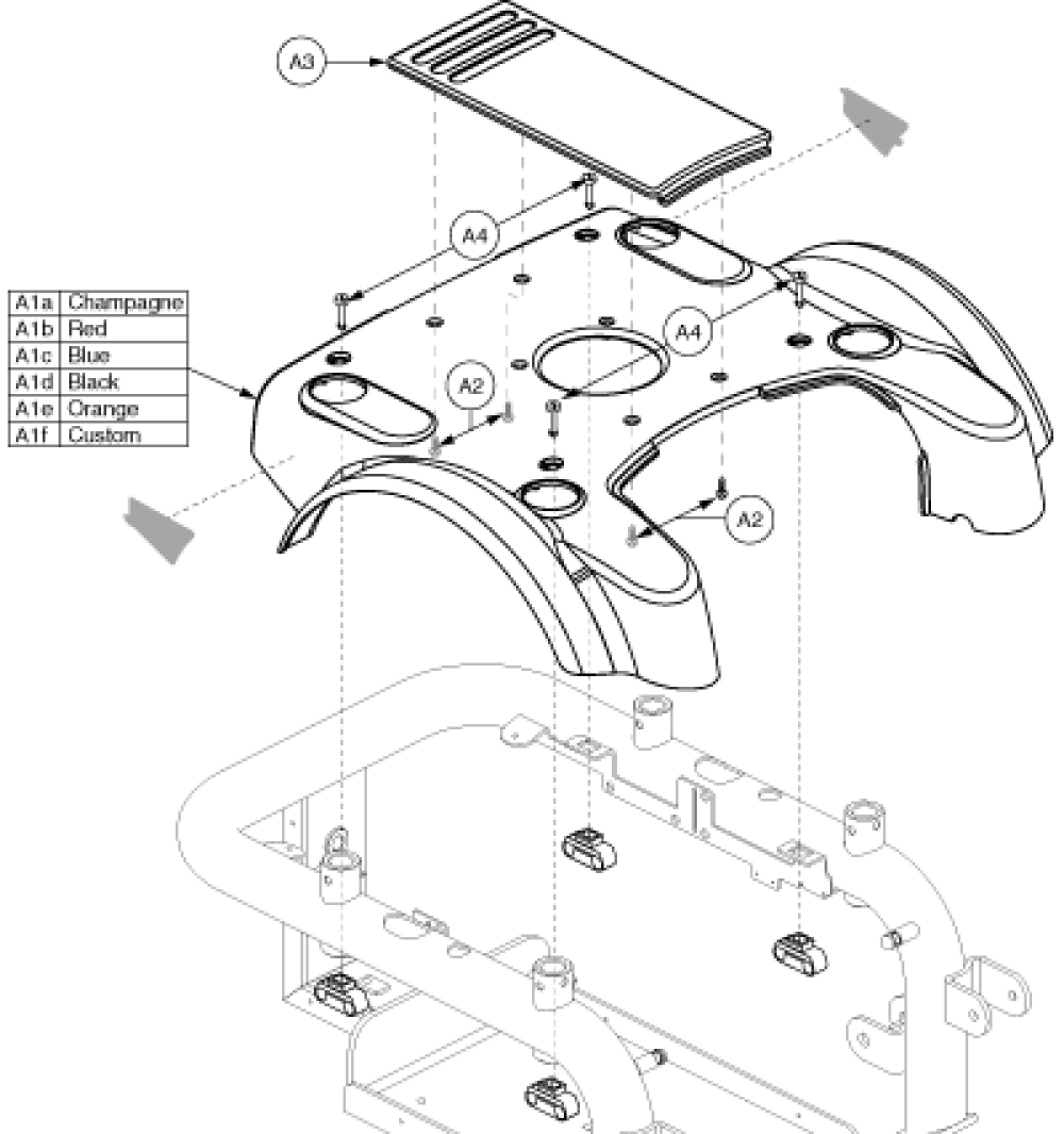 Standard Shrouds, Q1121 parts diagram