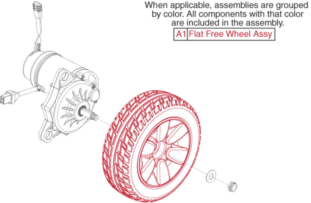 Wheel Assemby parts diagram