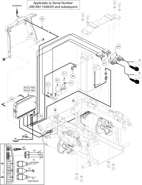 Electronics Assy - Ne, Power Seat Thru Toggle, Gen 2 parts diagram