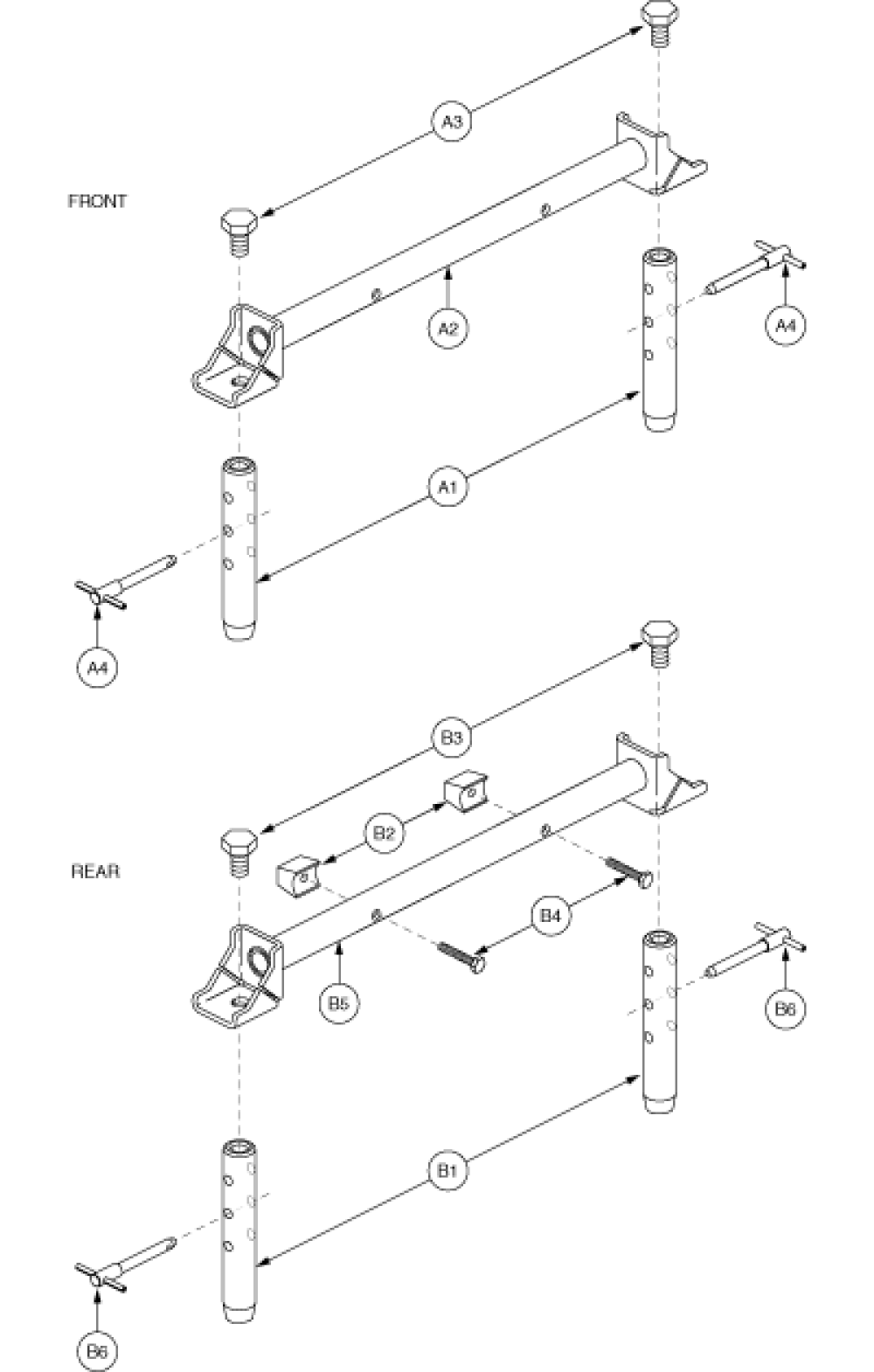 Tower Spanner Quick Release 13.625 3-hole parts diagram