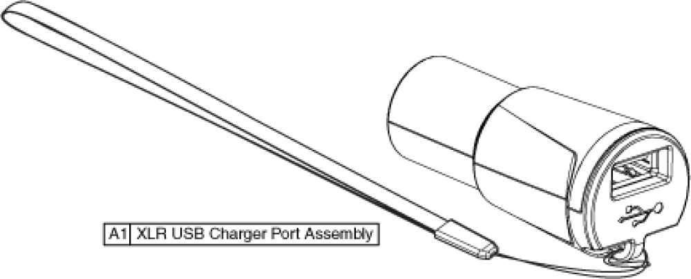 Xlr Usb Charger Port parts diagram