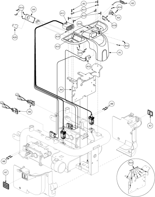 1121 Vsi Off-board Charger Future Actuator parts diagram