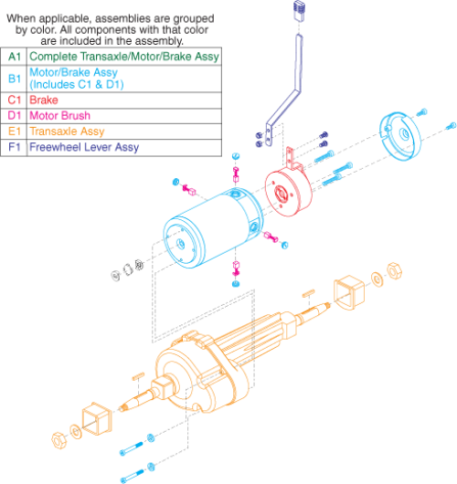 Drive Assembly - 12 Kph parts diagram