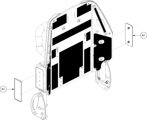 V2 Tru-comfort Cantilever Arm Caps parts diagram
