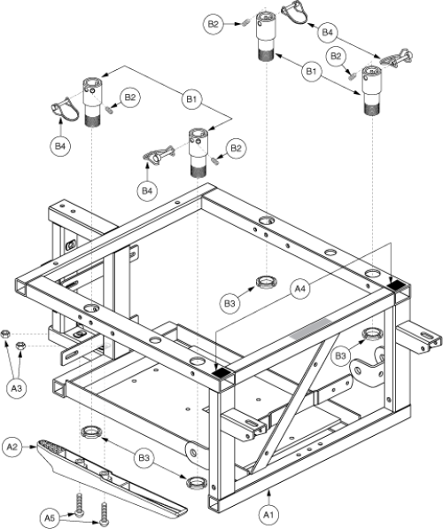 Main Frame Assembly - Gen.2 parts diagram