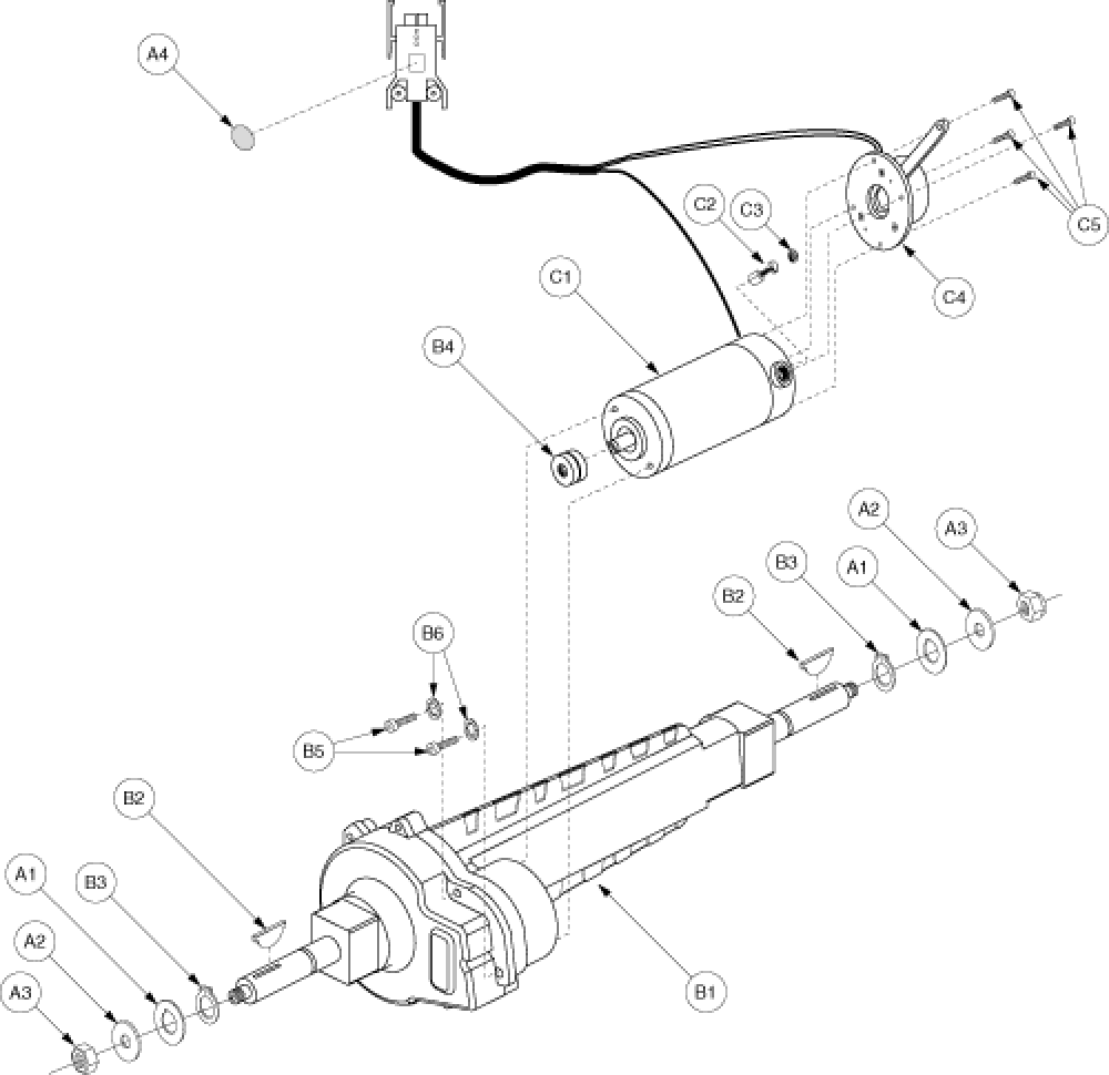 Drive Assembly - Gen. 2 parts diagram