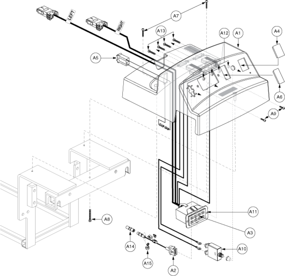 Wiring And Tray Assembly - Vsi, Off-board, Quantum Ready parts diagram