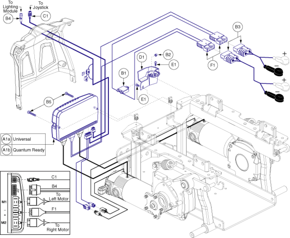 Q-logic,  Accu-trac, Switch Operated Lights, Std & Qr parts diagram