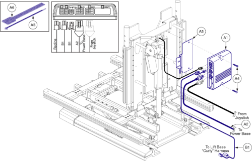 Tb3 Ne+, Lift & Recline parts diagram