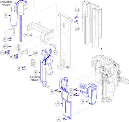Tb3 Ready Afp Actuators And Shrouds parts diagram