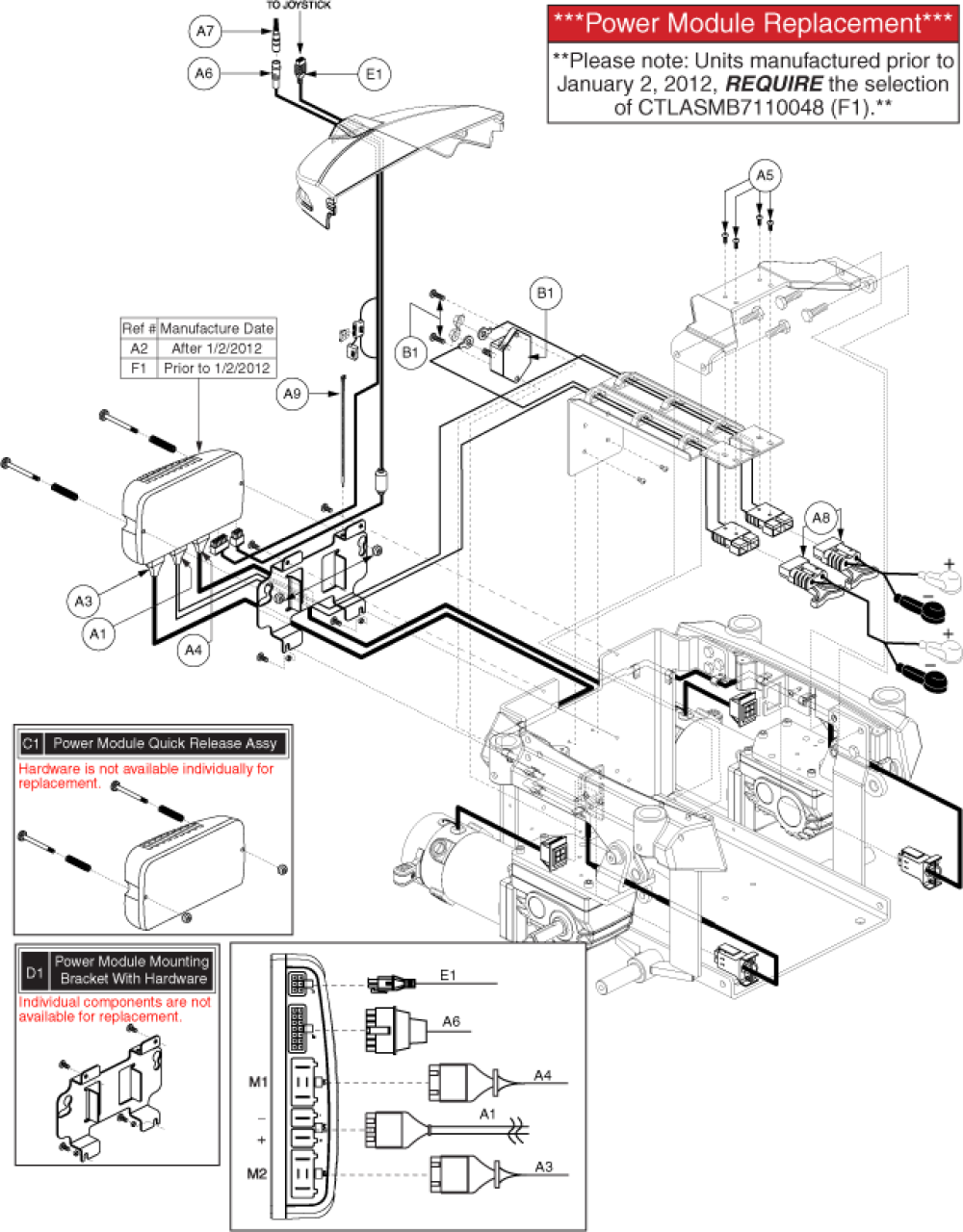 Electronics Assy - Q-logic, H2 Motor, Quantum parts diagram