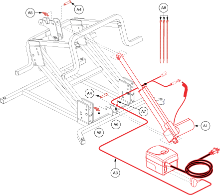 pride mobility lift chair parts