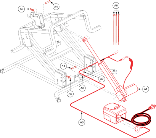 Motor Assembly - Standard parts diagram