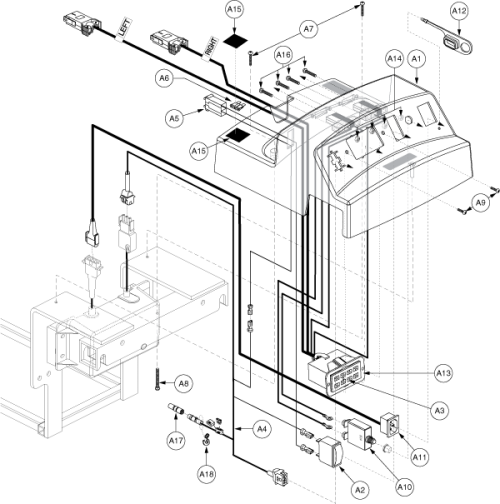 Wiring And Tray Assembly - Vsi, Quantum Ready parts diagram