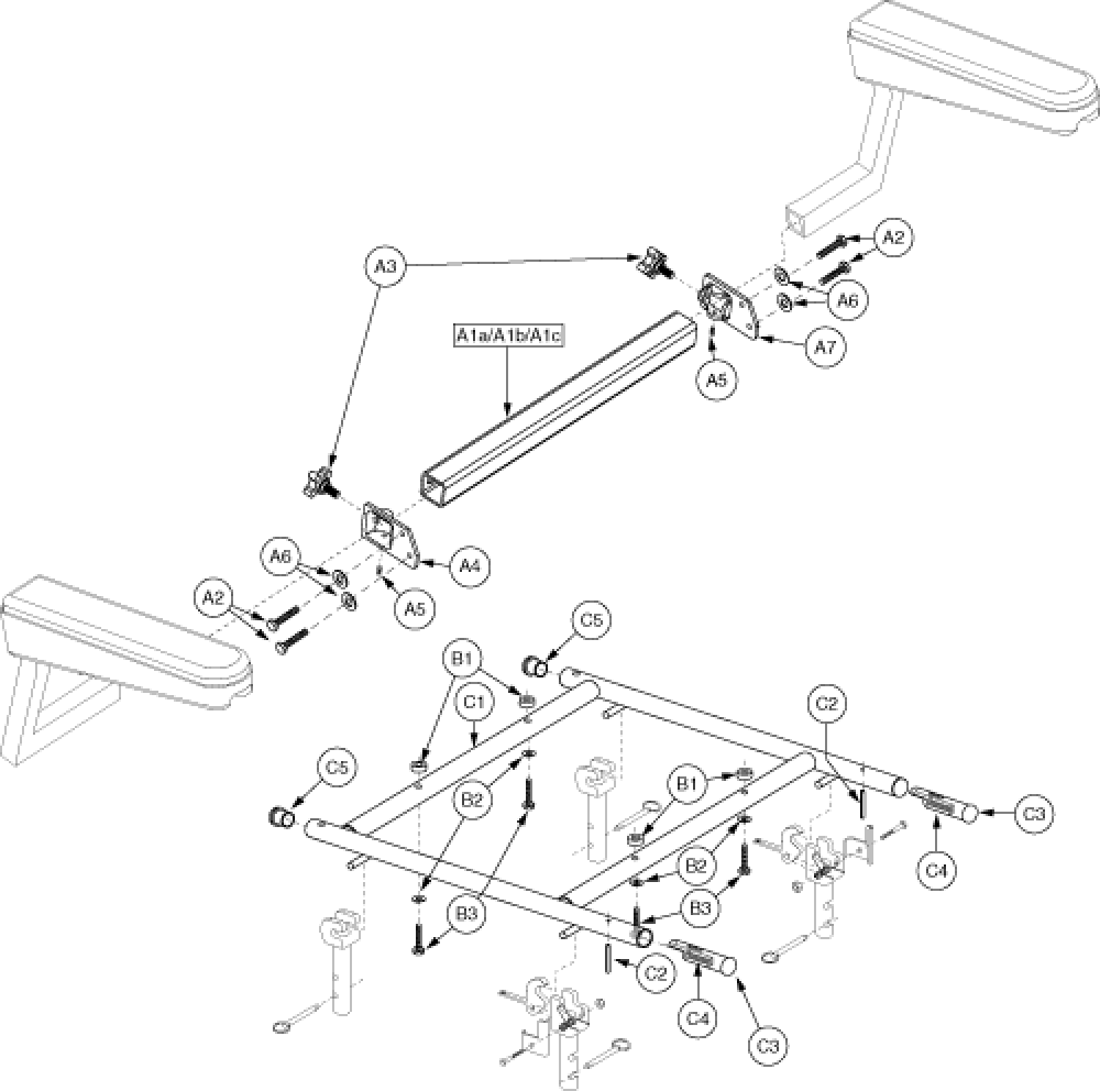 1113 Solid Seat Pan 16-20 parts diagram